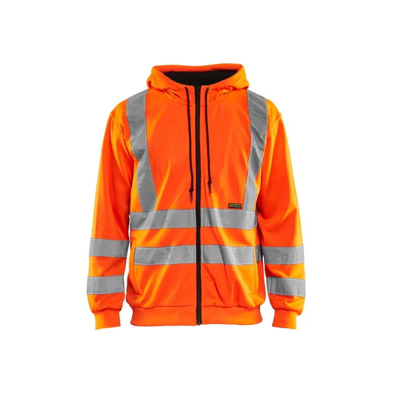 Sudadera de trabajo con capucha cremallera completa Blaklader Alta Visibilidad 334619743300L