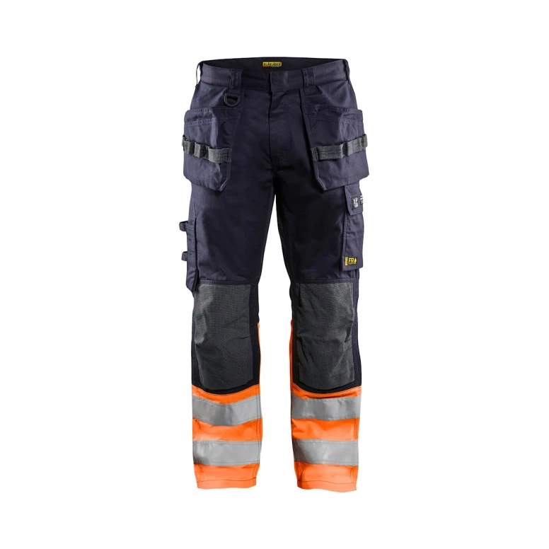 Pantalón de trabajo Multibolsillos ignífugo Blaklader Multinorma Ajustados 148915138953C50