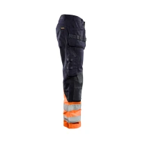 Pantalón de trabajo Multibolsillos ignífugo Blaklader Multinorma Ajustados 148915138953C50