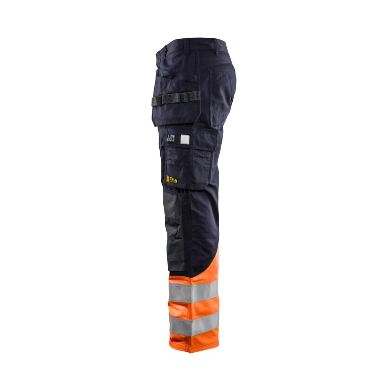 Pantalón de trabajo Multibolsillos ignífugo Blaklader Multinorma Ajustados 148915138953C50