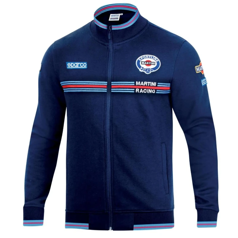 Sudadera con cremallera completa de trabajo Sparco Martini Racing 01278