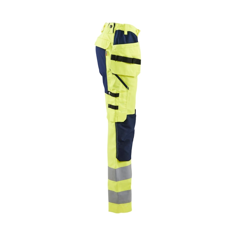 Pantalón de trabajo Alta Visibilidad Stretch Multibolsillos Blaklader Mujer 716318113389C42