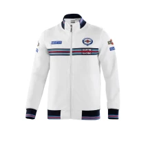 Sudadera con cremallera completa de trabajo Sparco Martini Racing 01278