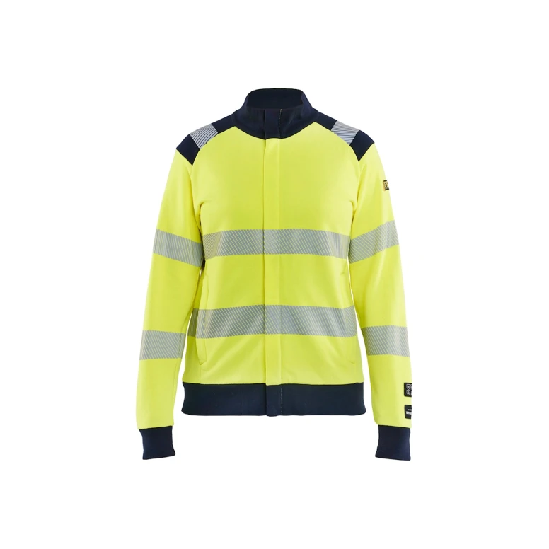 Sudadera chaqueta de trabajo Blaklader multinorma cremallera completa Alta Visibilidad ignífugo antiestático Mujer 347117623389M