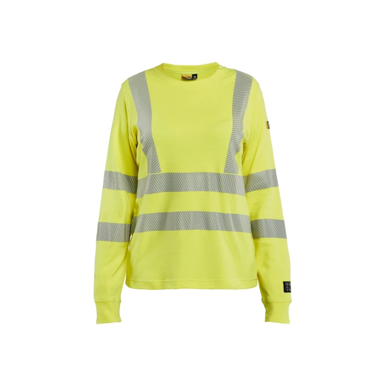 Camiseta de trabajo Mangas largas Alta Visibilidad Blaklader multinorma ignífugo antiestático Mujer 346917613300M