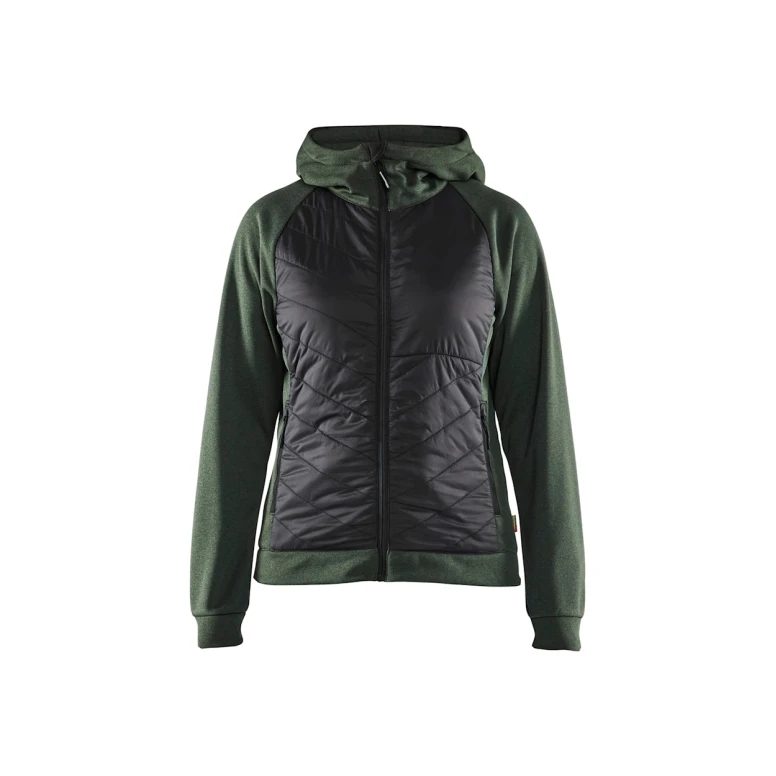 Sudadera chaqueta de trabajo Blaklader cremallera completa Hybrid con capucha Mujer 346425334199M