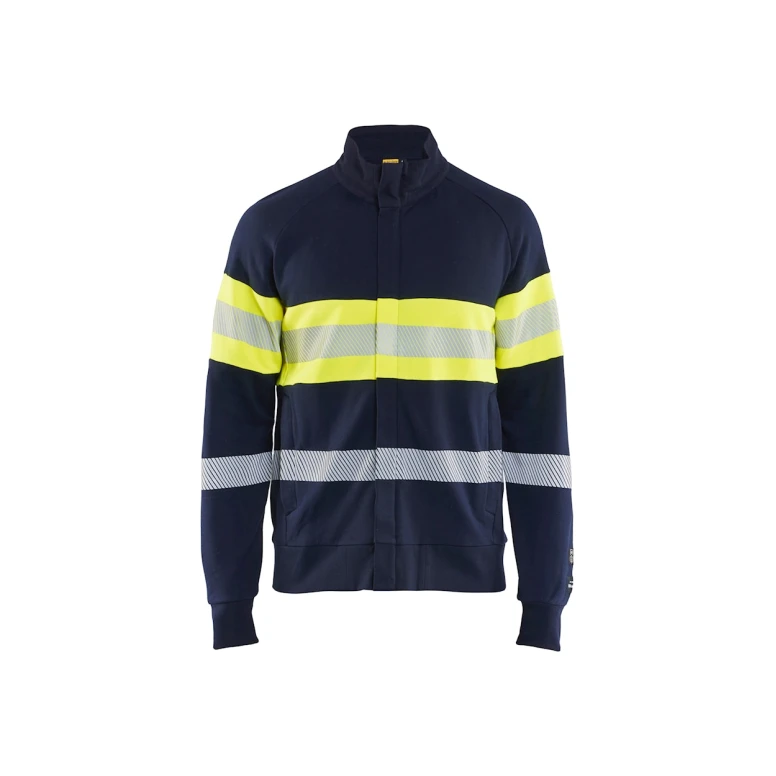Sudadera chaqueta de trabajo Blaklader multinorma cremallera completa Alta Visibilidad ignífugo antiestático 3462178933L