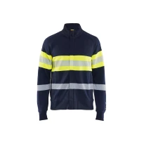 Sudadera chaqueta de trabajo Blaklader multinorma cremallera completa Alta Visibilidad ignífugo antiestático 3462178933L
