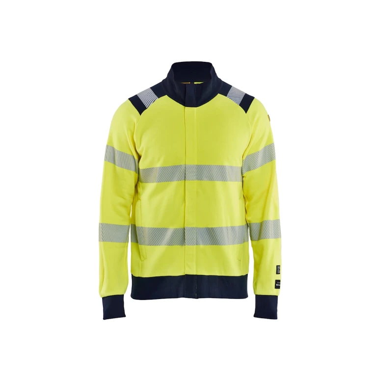 Sudadera chaqueta de trabajo Blaklader multinorma cremallera completa Alta Visibilidad ignífugo antiestático 346117623389L