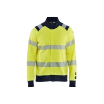 Sudadera chaqueta de trabajo Blaklader multinorma cremallera completa Alta Visibilidad ignífugo antiestático 346117623389L