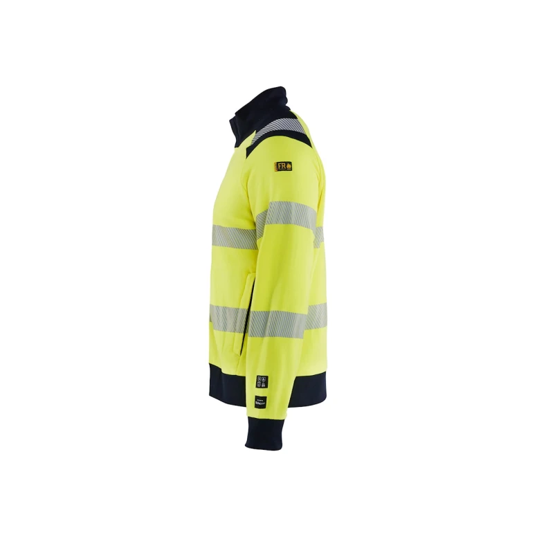 Sudadera chaqueta de trabajo Blaklader multinorma cremallera completa Alta Visibilidad ignífugo antiestático 346117623389L