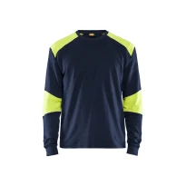 Camiseta de trabajo Mangas largas Blaklader multinorma ignífugo antiestático 345717618933L
