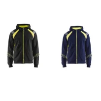 Sudadera de trabajo Blaklader 100% Algodón cremallera completa con capucha 343311588933L