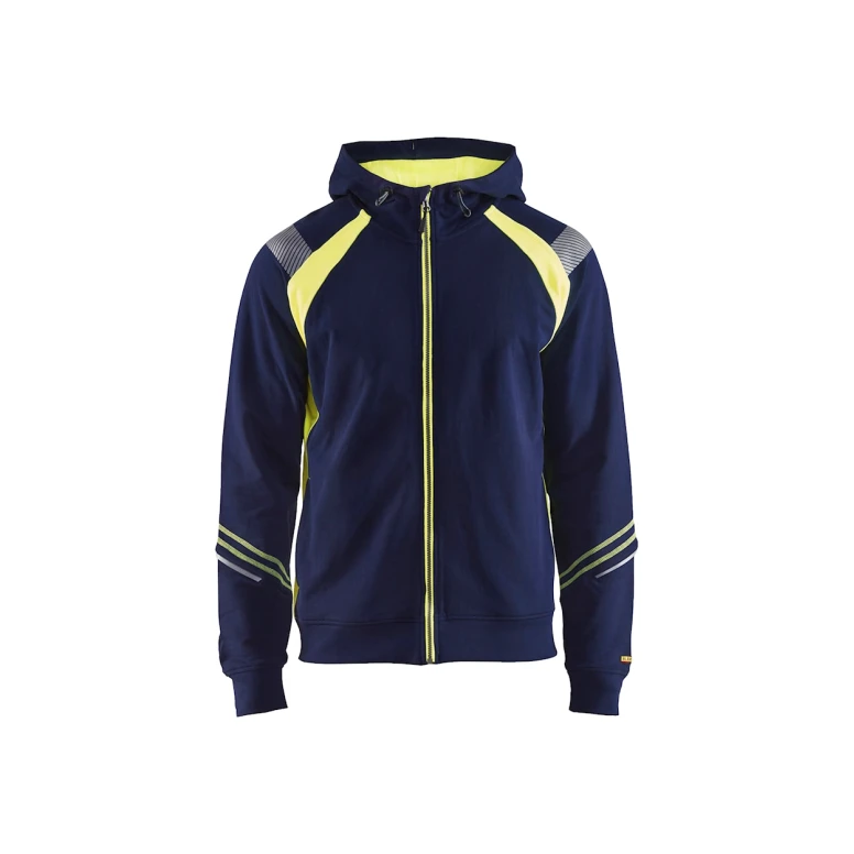 Sudadera de trabajo Blaklader 100% Algodón cremallera completa con capucha 343311588933L