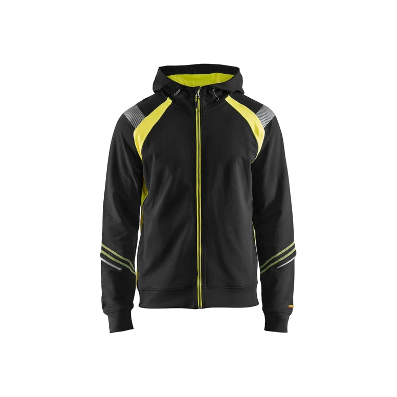 Sudadera de trabajo Blaklader 100% Algodón cremallera completa con capucha 343311588933L