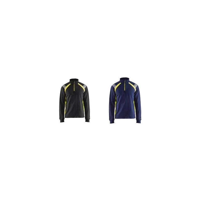 Sudadera de trabajo Blaklader 100% Algodón cremallera media 343211588933L