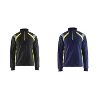 Sudadera de trabajo Blaklader 100% Algodón cremallera media 343211588933L