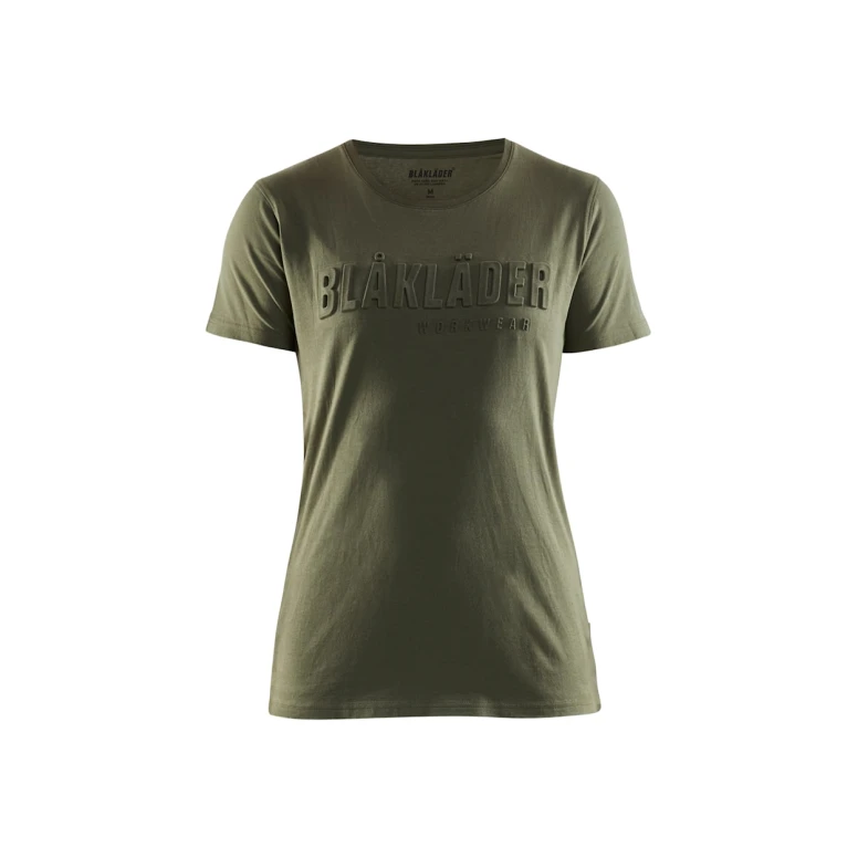 Camiseta de trabajo de mangas cortas Blaklader Mujer 3D 100% Algodón 343110422509M