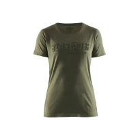Camiseta de trabajo de mangas cortas Blaklader Mujer 3D 100% Algodón 343110422509M