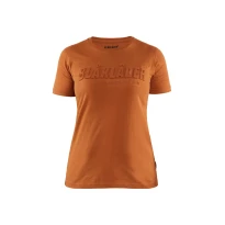 Camiseta de trabajo de mangas cortas Blaklader Mujer 3D 100% Algodón 343110422509M