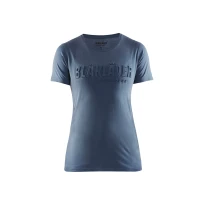 Camiseta de trabajo de mangas cortas Blaklader Mujer 3D 100% Algodón 343110422509M