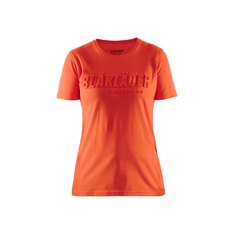 Camiseta de trabajo de mangas cortas Blaklader Mujer 3D 100% Algodón 343110422509M