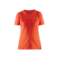 Camiseta de trabajo de mangas cortas Blaklader Mujer 3D 100% Algodón 343110422509M
