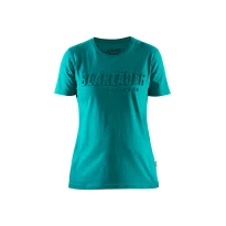 Camiseta de trabajo de mangas cortas Blaklader Mujer 3D 100% Algodón 343110422509M