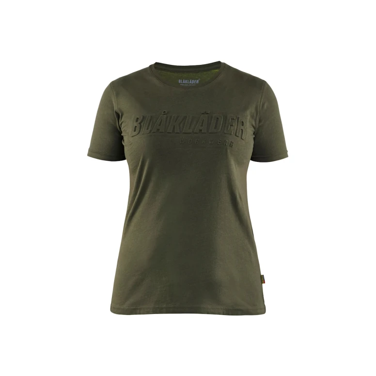 Camiseta de trabajo de mangas cortas Blaklader Mujer 3D 100% Algodón 343110422509M