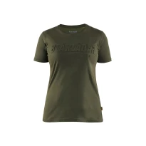 Camiseta de trabajo de mangas cortas Blaklader Mujer 3D 100% Algodón 343110422509M