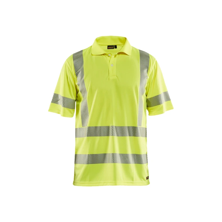 Polo de trabajo Alta Visibilidad Blaklader protección contra los rayos UV Mangas cortas 342810133300L