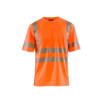 Camiseta de trabajo Alta Visibilidad Blaklader protección contra los rayos UV Mangas cortas 3420133300L