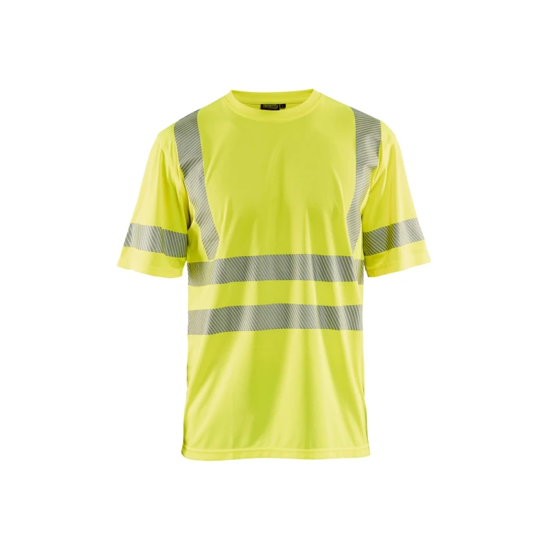 Camiseta de trabajo Alta Visibilidad Blaklader protección contra los rayos UV Mangas cortas 3420133300L