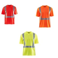 Camiseta de trabajo Alta Visibilidad Blaklader protección contra los rayos UV Mangas cortas 338210113300L
