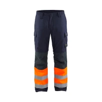 Pantalón de trabajo Multibolsillos ignífugo Blaklader multinorma Ajustados Invernal 186915138953C50