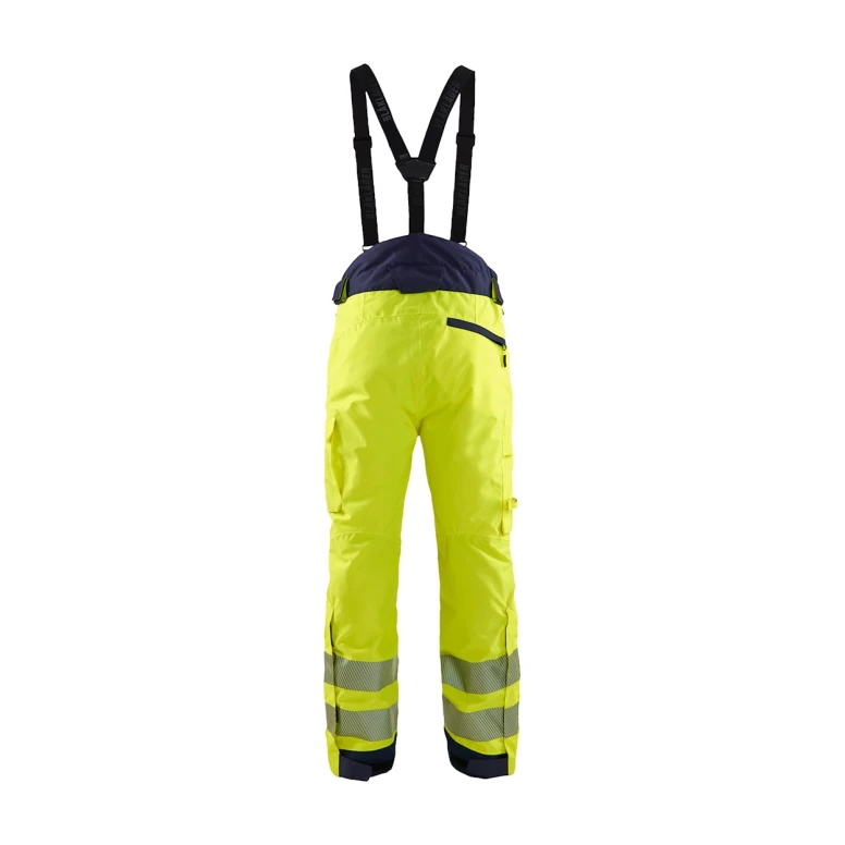 Peto Pantalón de trabajo Alta Visibilidad Multibolsillos Blaklader high vis Impermeable Invernal 187519773389M