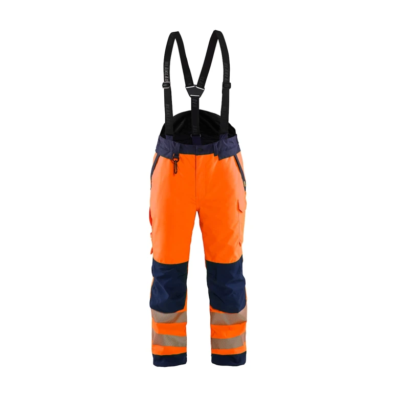 Peto Pantalón de trabajo Alta Visibilidad Multibolsillos Blaklader high vis Impermeable Invernal 187519773389M
