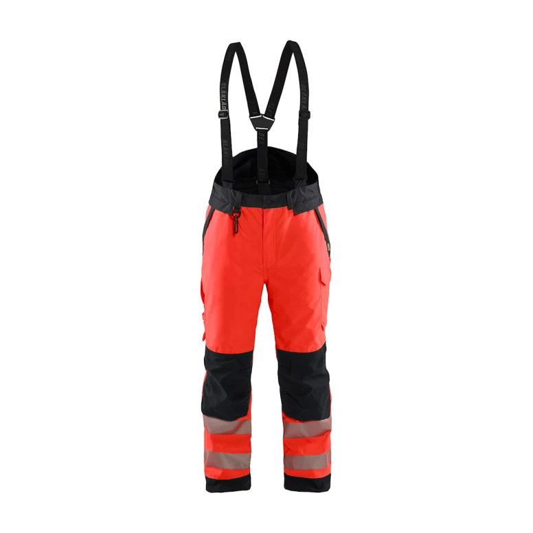Peto Pantalón de trabajo Alta Visibilidad Multibolsillos Blaklader high vis Impermeable Invernal 187519773389M