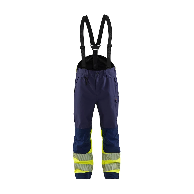 Peto Pantalón de trabajo Alta Visibilidad Multibolsillos Blaklader high vis Impermeable 187719778933C50