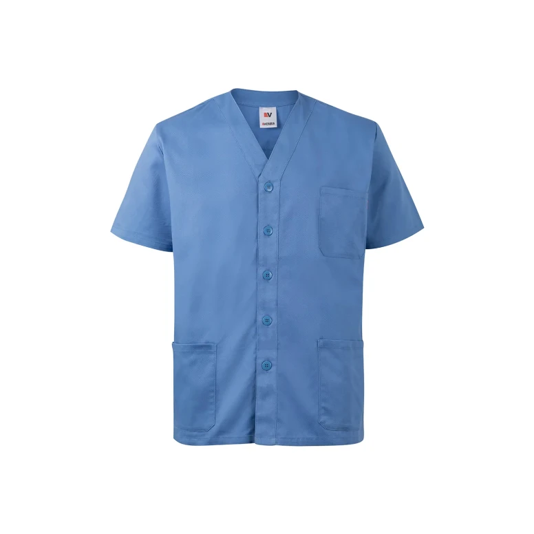 Blusa sanitaria de manga corta de trabajo Multibolsillos Velilla 535209