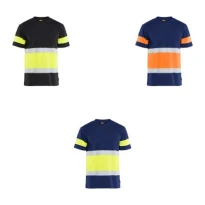 Camiseta de trabajo Alta Visibilidad Blaklader 100% Algodón Mangas cortas 338710308833L