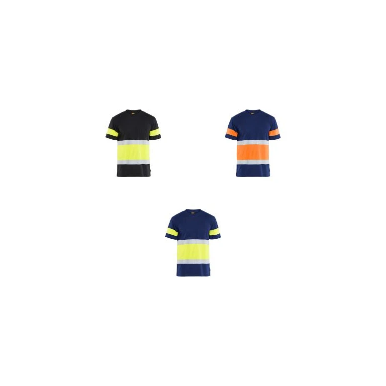 Camiseta de trabajo Alta Visibilidad Blaklader 100% Algodón Mangas cortas 338710308833L
