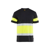 Camiseta de trabajo Alta Visibilidad Blaklader 100% Algodón Mangas cortas 338710308833L 2