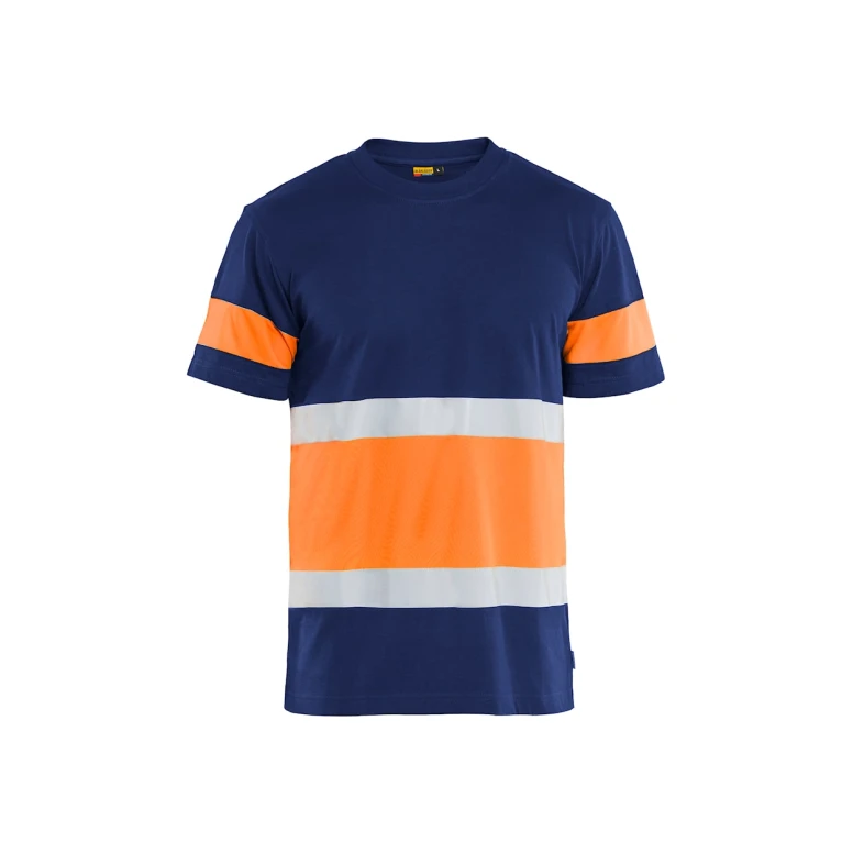 Camiseta de trabajo Alta Visibilidad Blaklader 100% Algodón Mangas cortas 338710308833L