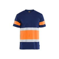 Camiseta de trabajo Alta Visibilidad Blaklader 100% Algodón Mangas cortas 338710308833L