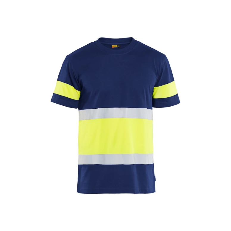 Camiseta de trabajo Alta Visibilidad Blaklader 100% Algodón Mangas cortas 338710308833L