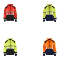 Sudadera de trabajo con capucha cremallera completa Blaklader Alta Visibilidad 354625283389L