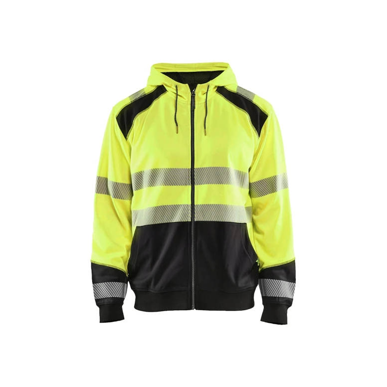 Sudadera de trabajo con capucha cremallera completa Blaklader Alta Visibilidad 354625283389L