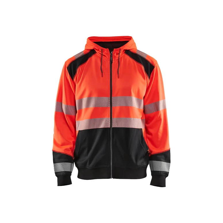 Sudadera de trabajo con capucha cremallera completa Blaklader Alta Visibilidad 354625283389L