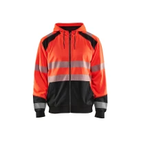 Sudadera de trabajo con capucha cremallera completa Blaklader Alta Visibilidad 354625283389L